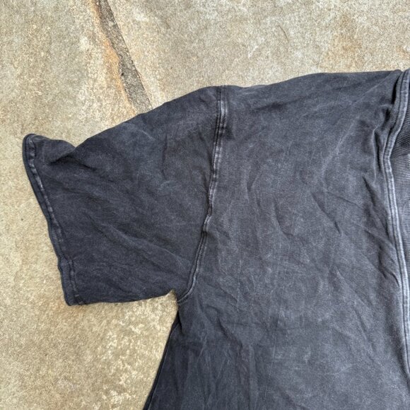 Free People Movement Hot Shot Tee Romper XS Washed Black - Picture 3 of 13